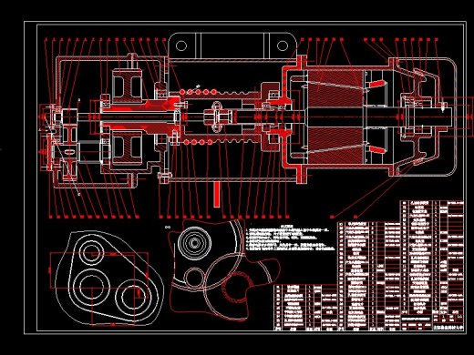 3A050-钢丝绳电动葫芦起升用减速器设计缩略图