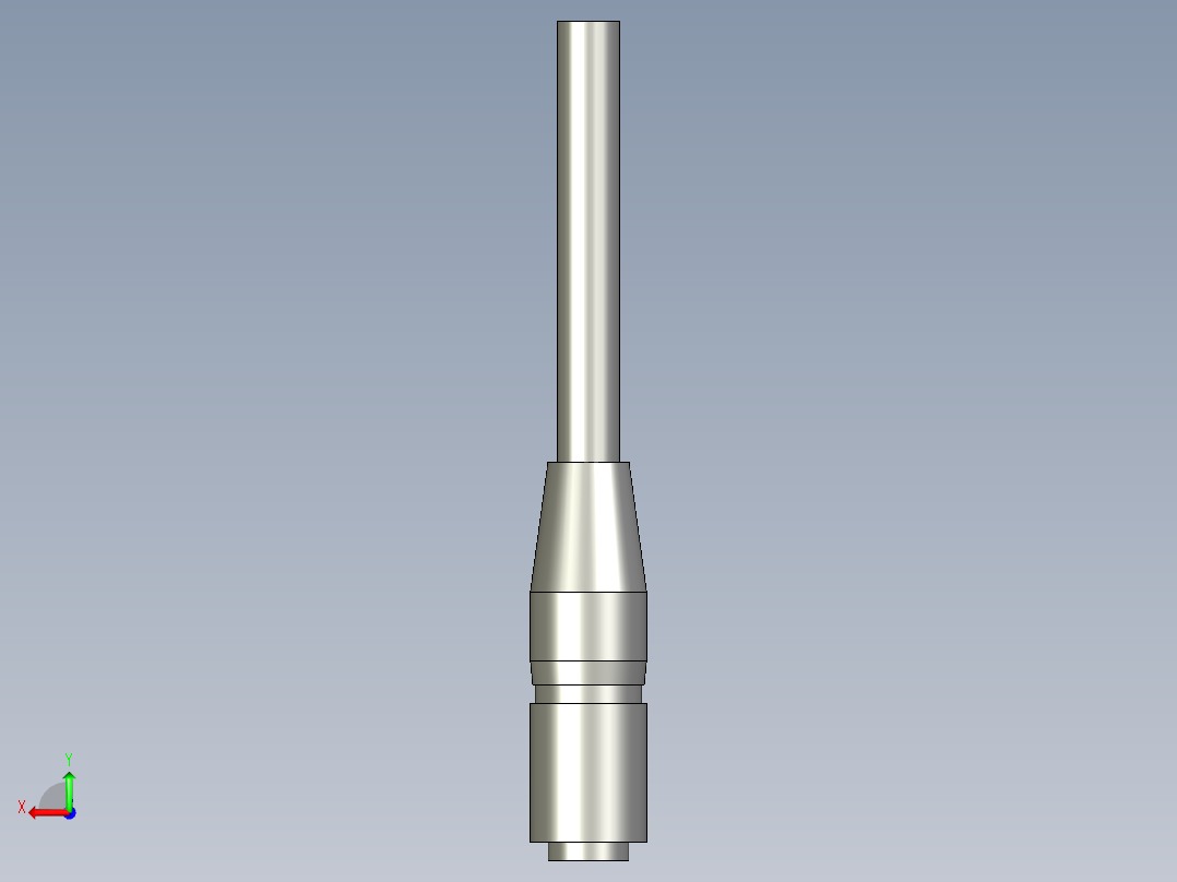 基恩士CV-C3camera_kc图纸模型后视图