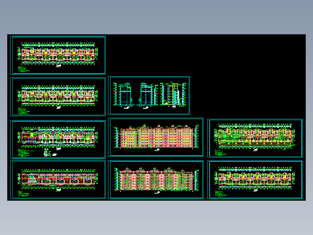 广发绿洲小区施工图
