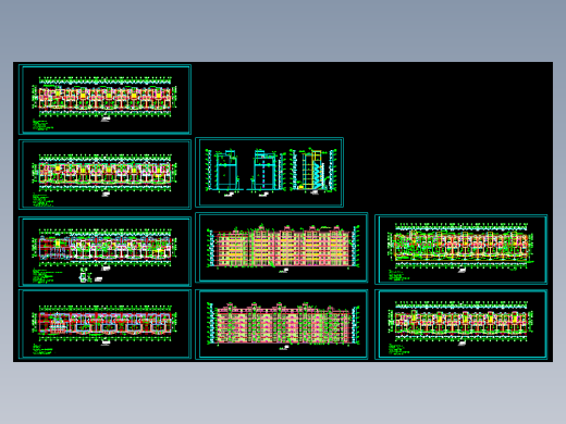 广发绿洲小区施工图