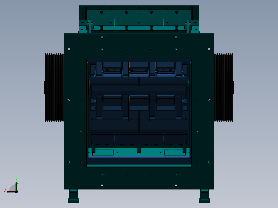 PF-1315反击式破碎机sw14可编辑后视图