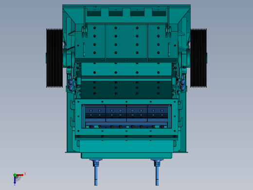 PF-1315反击式破碎机sw14可编辑俯视缩略图