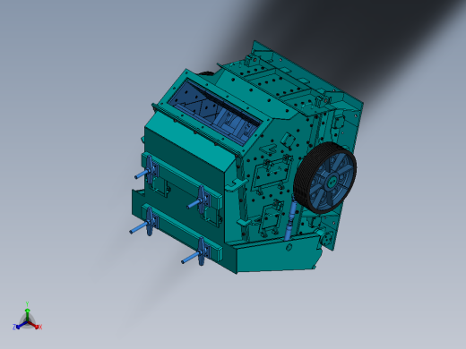PF-1315反击式破碎机sw14可编辑正等轴测缩略图