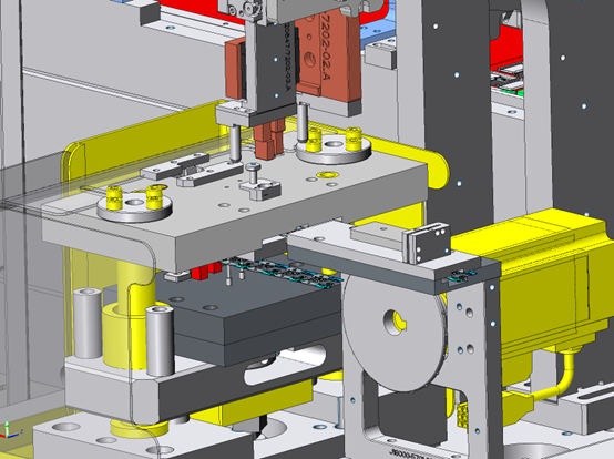 电池裁切上下料设备step