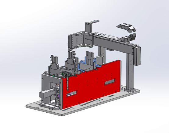 电池裁切上下料设备step