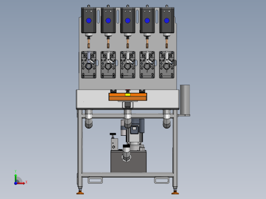 曲轴自动攻牙加工设备sw17前视缩略图