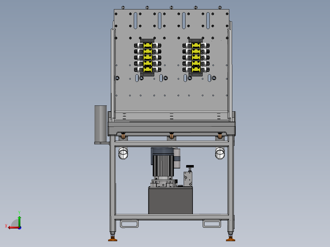 曲轴自动攻牙加工设备sw17后视图