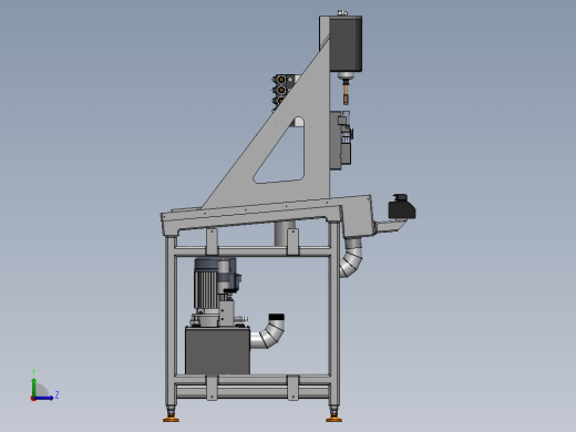 曲轴自动攻牙加工设备sw17左视缩略图