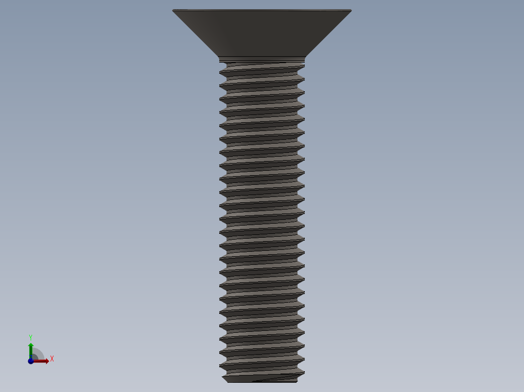 Screw_ISO_10642_M8x35_A2.SLDPRT前视图
