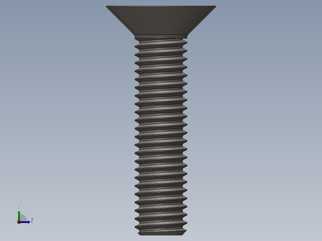 Screw_ISO_10642_M8x35_A2.SLDPRT左视图