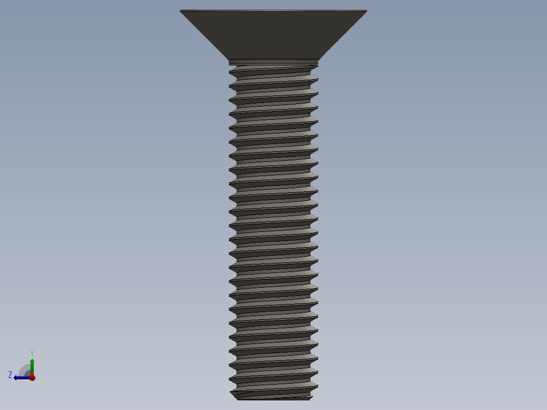Screw_ISO_10642_M8x35_A2.SLDPRT右视图