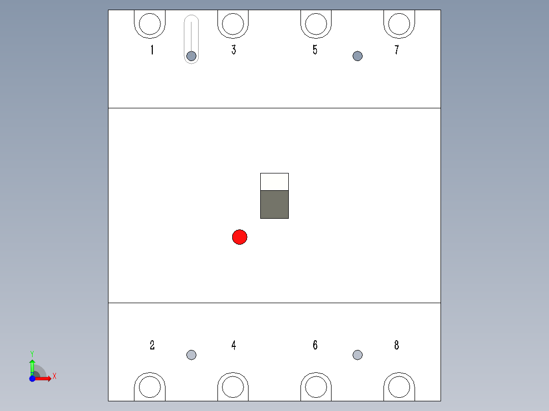 德力西电气-DZ20Y-100 4P前视图