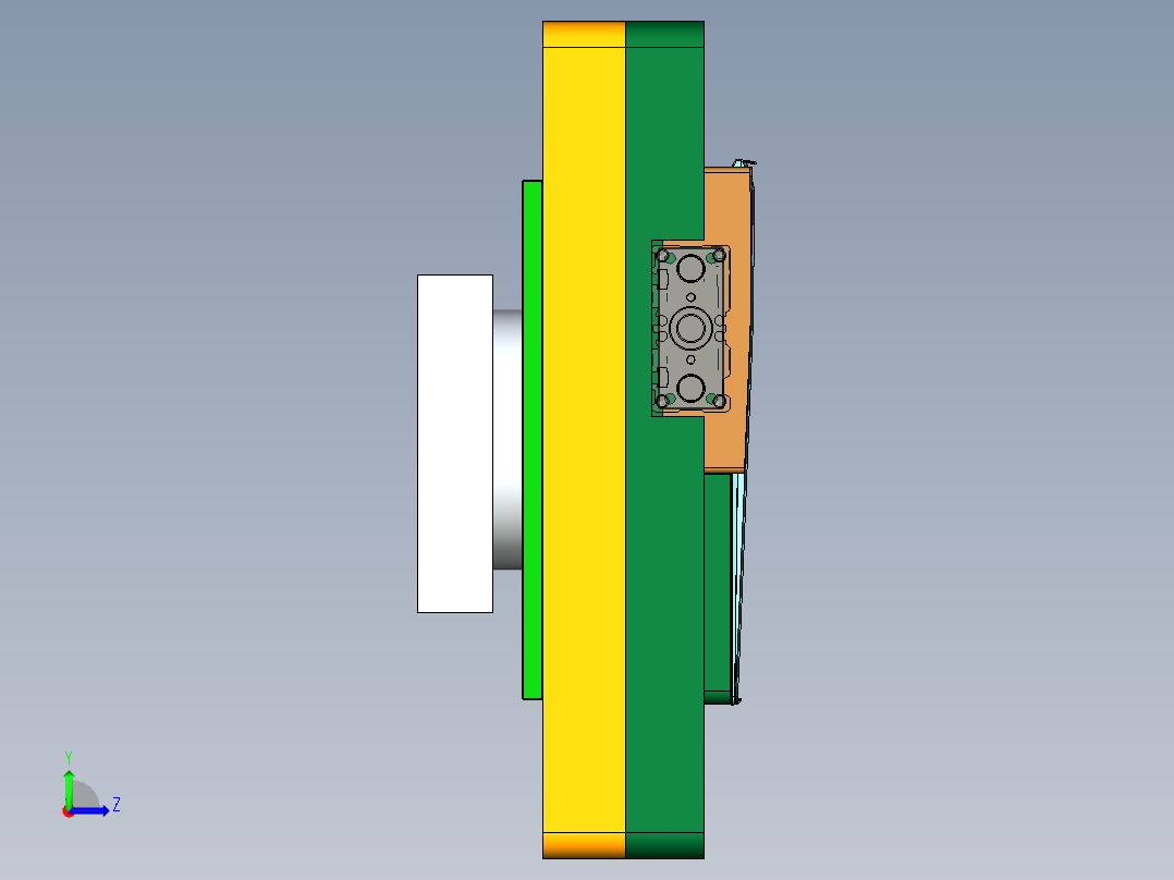 UX363-C-去毛刺治具左视图