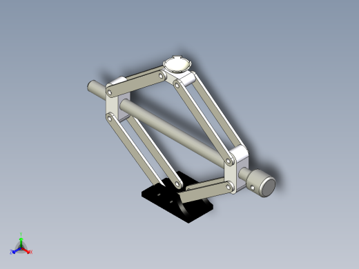 千斤顶正等轴测缩略图