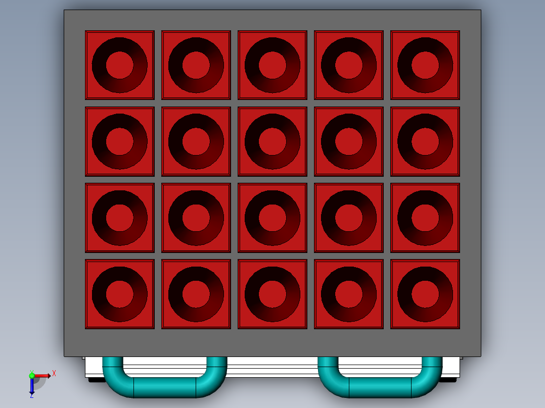 货架、刀具柜俯视图