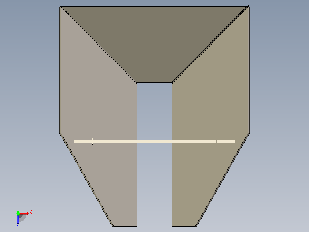 B3004400-骨料料斗 40立方米俯视图