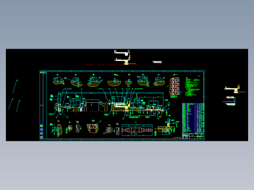 汽轮机转子装配图