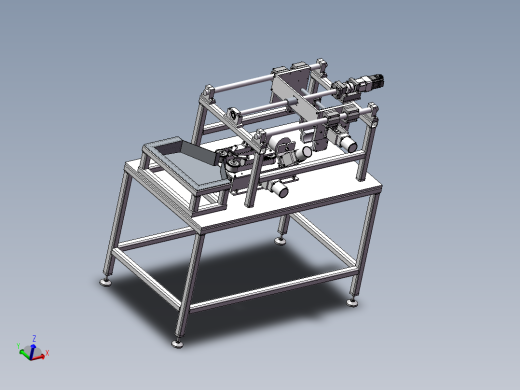 鳝鱼去骨机设计三维模型+二维+计算 1446523