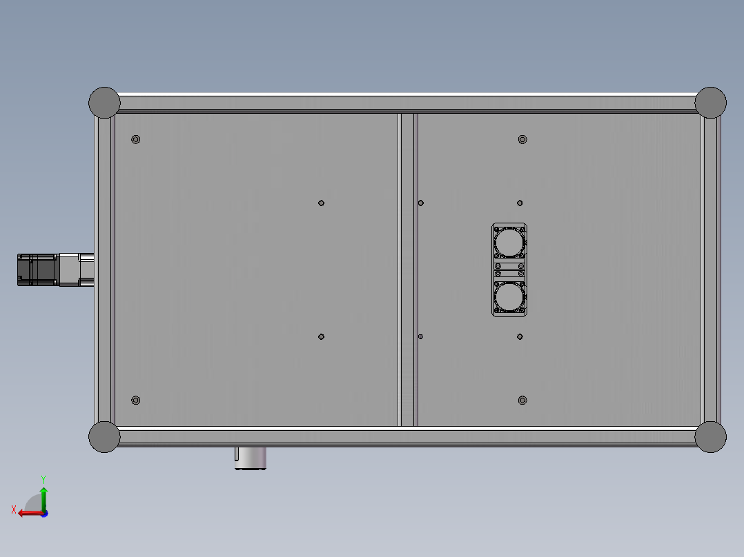 鳝鱼去骨机设计三维模型+二维+计算 1446523后视图