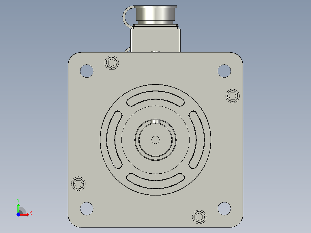 110-180系列伺服电机180ST-M48015前视图