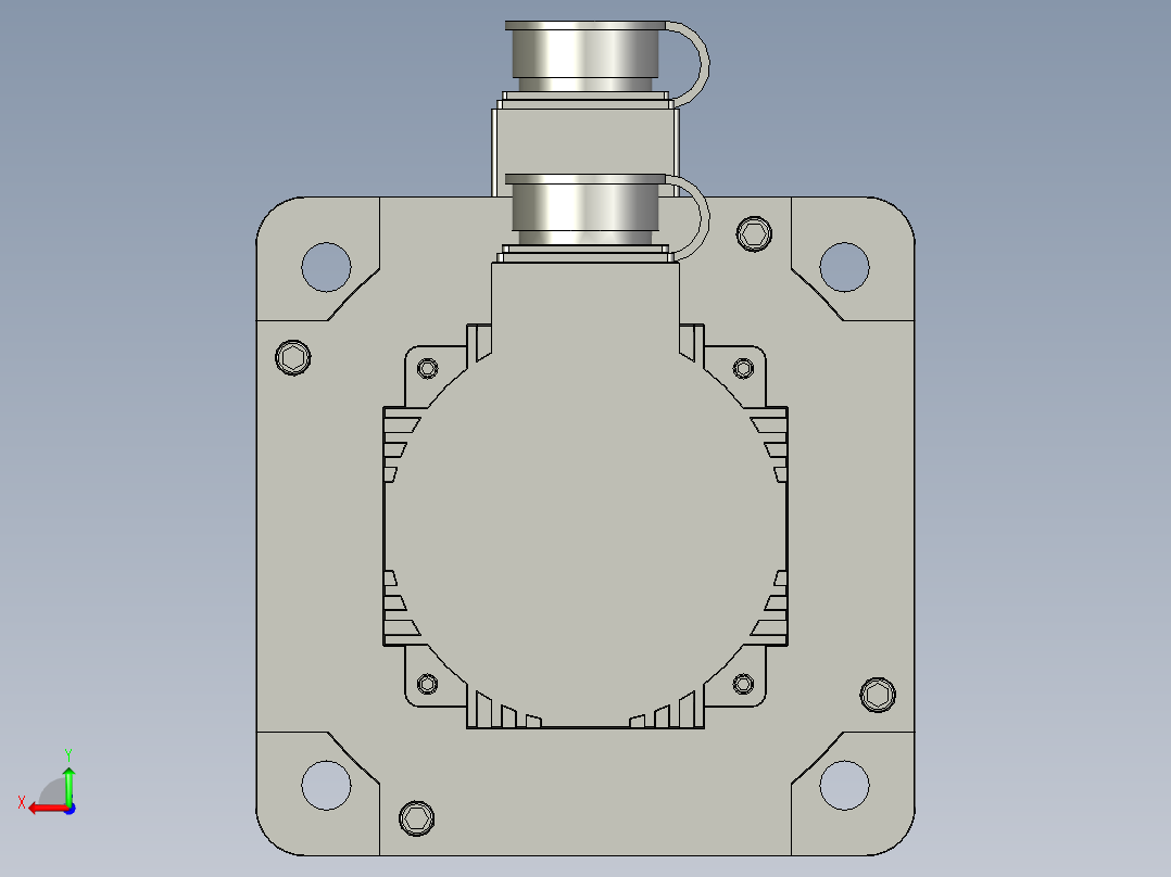 110-180系列伺服电机180ST-M48015后视图