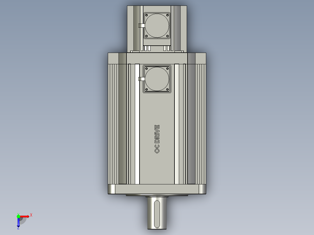 110-180系列伺服电机180ST-M48015俯视图