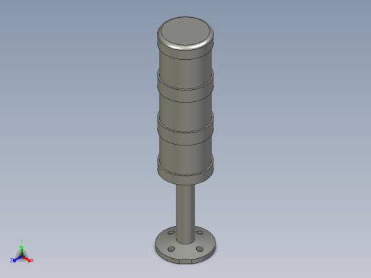 折叠三色灯台邦TB505-RGY-J-24V)-253MM