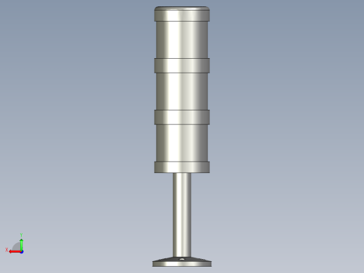 折叠三色灯台邦TB505-RGY-J-24V)-253MM后视缩略图