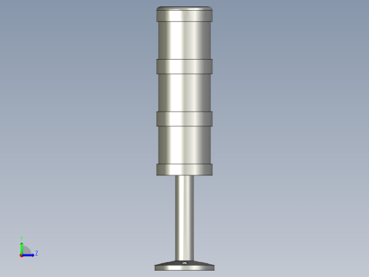 折叠三色灯台邦TB505-RGY-J-24V)-253MM左视缩略图