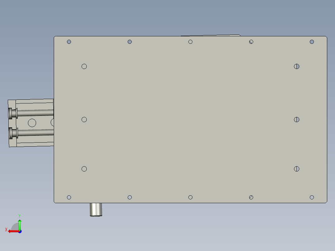 框体夹持机构-副本后视图