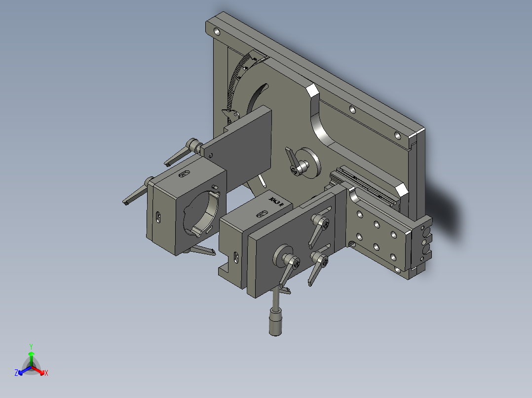 框体夹持机构-副本正等轴测图