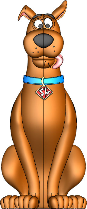 史努比玩具模型solidworks原文件