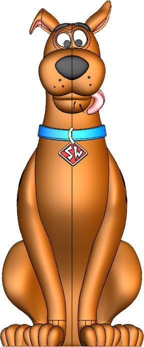 史努比玩具模型solidworks原文件缩略图