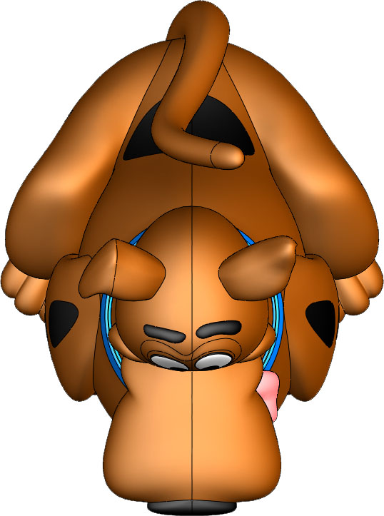 史努比玩具模型solidworks原文件