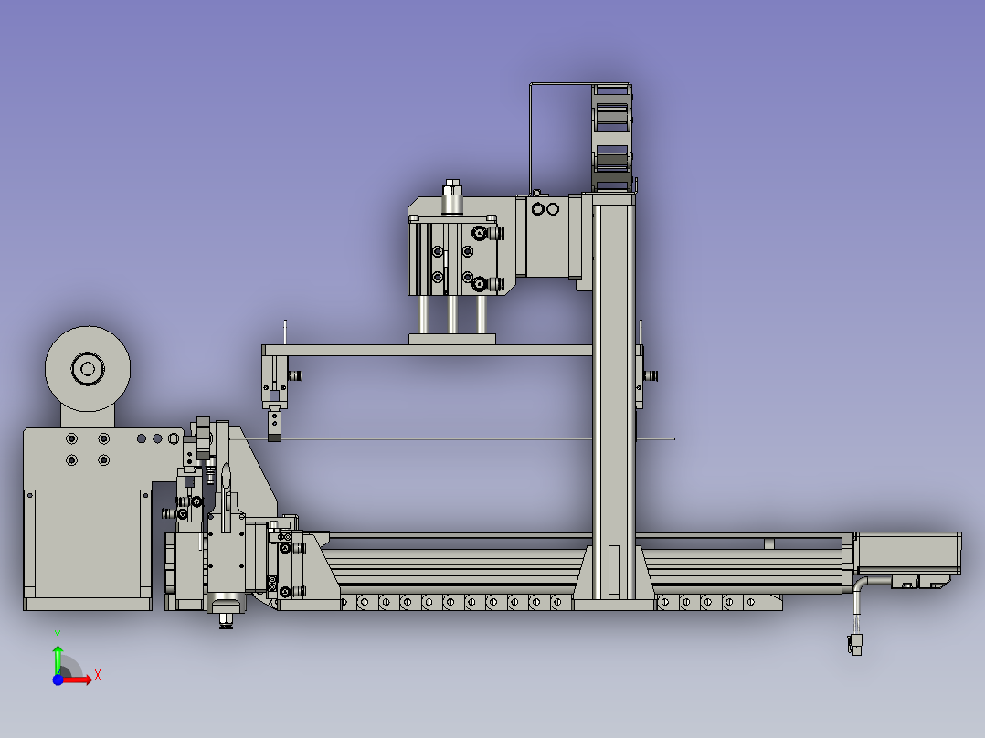 CZXD191019-01绳子上料机构前视图