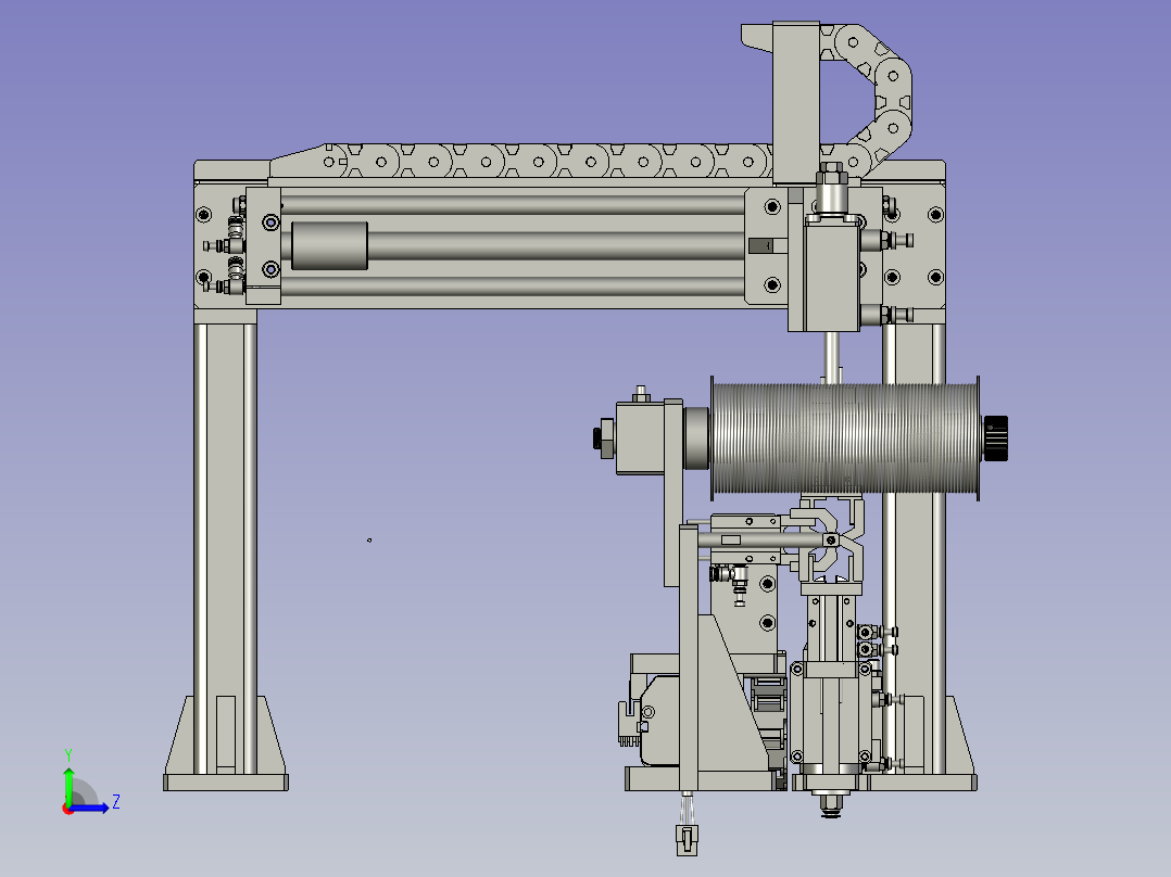 CZXD191019-01绳子上料机构左视图