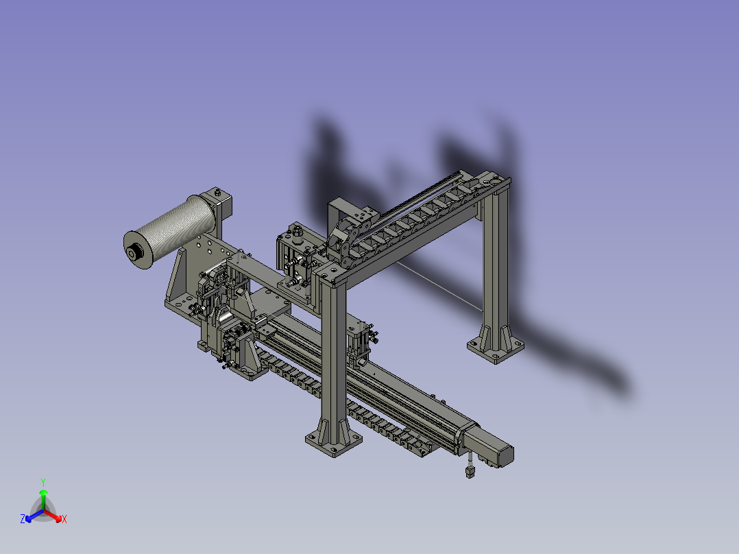 CZXD191019-01绳子上料机构正等轴测图