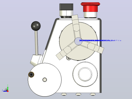 小型车床结构右视缩略图