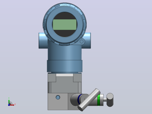 液位计，压力表User Library-2051C Coplanar Flange Pressure Transmitter_前视缩略图