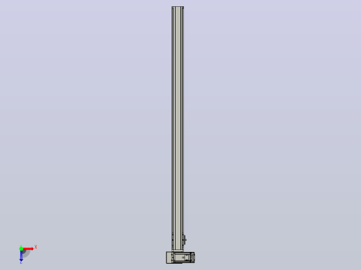 皮带直线轴半封闭可选导轨TPA-HNB-65S-90-L1200-LU-Y-P10-N3俯视缩略图