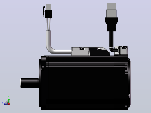台达电机 ECM-A3L-C10804S7X （400w增量型低惯量有刹车）右视缩略图