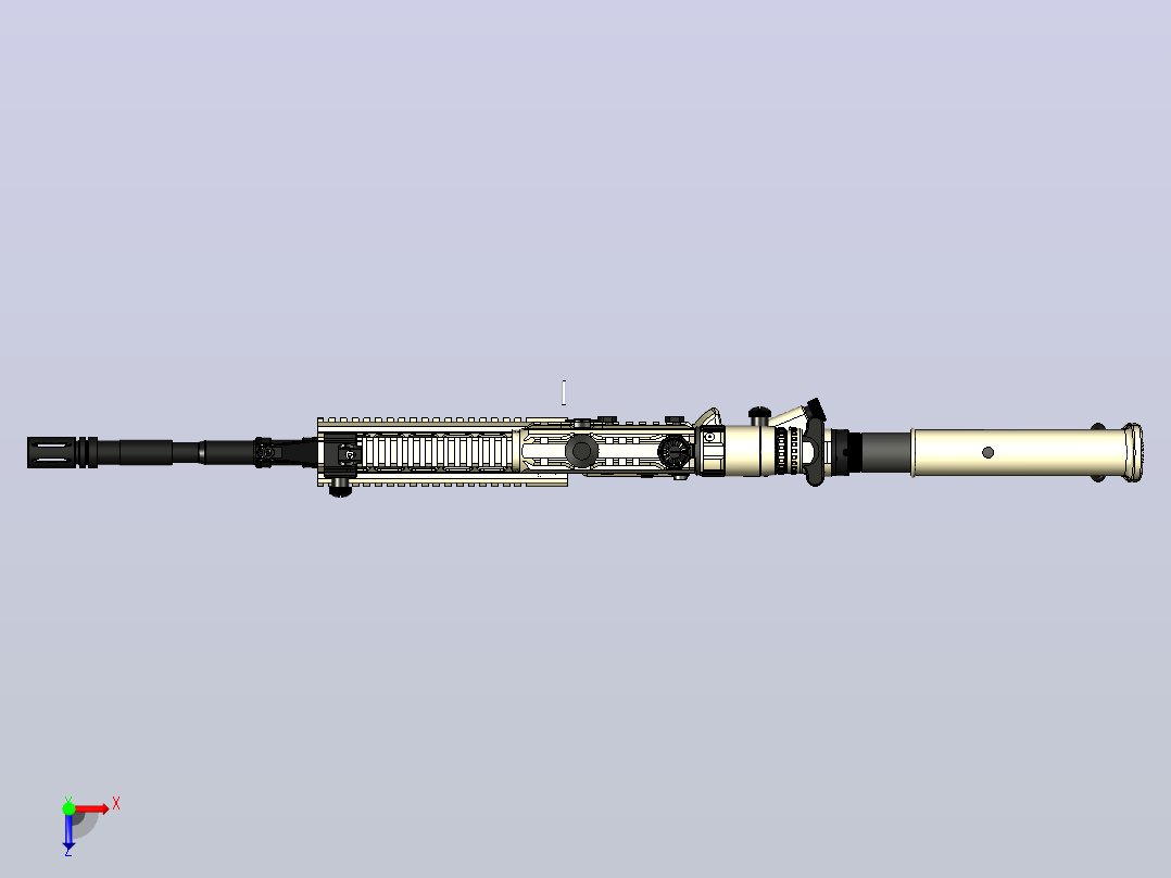 M4A2步qiang俯视图