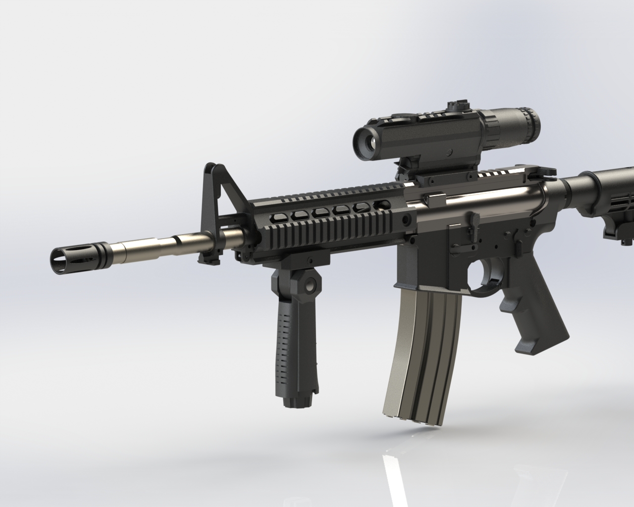 M4A2步qiang