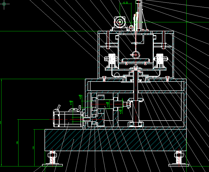 电解加工装置CAD