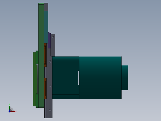 薄膜胶袋制袋机（sw19可编辑+工程图）前视缩略图