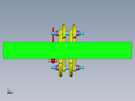 AUTOMATIC TENACIOUS夹爪机构3D数模图纸 STP格式左视缩略图