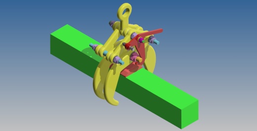 AUTOMATIC TENACIOUS夹爪机构3D数模图纸 STP格式缩略图