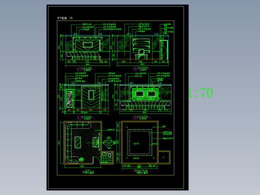 建筑CAD常用千种图块之KTV装修