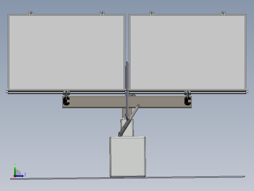 lunar-torch可折叠月球车太阳能板3D数模图纸 Solidworks设计左视缩略图
