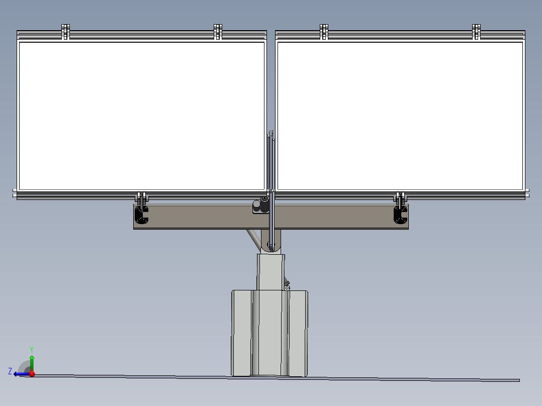 lunar-torch可折叠月球车太阳能板3D数模图纸 Solidworks设计右视图